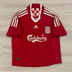 Adidas 2008/09 Liverpool FC Football Soccer Jersey Red Boys Youth Size Medium